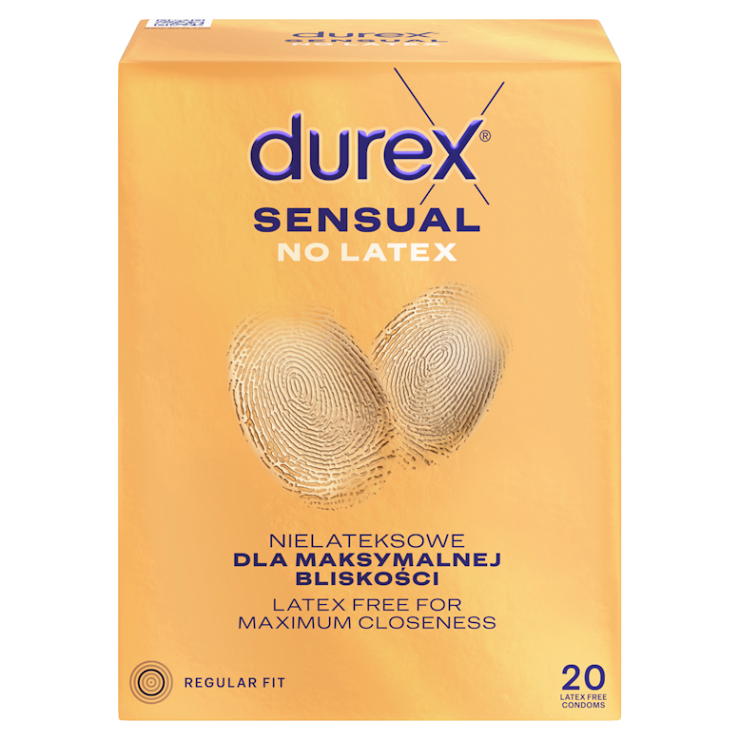 Durex Sensual No Latex kondómy 20 ks kúpite na Mojalekaren.sk