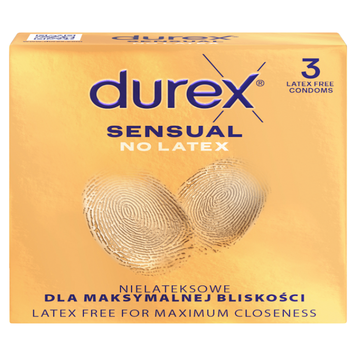 Durex Sensual No Latex kondómy 3 ks