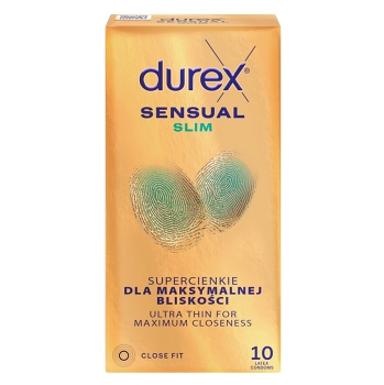 DUREX Sensual slim 10 kusov (Kondómy) - Extra tenké, Ochranný