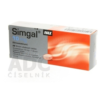 SIMGAL 10 mg tbl flm 1x28 ks (Lieky na predpis)