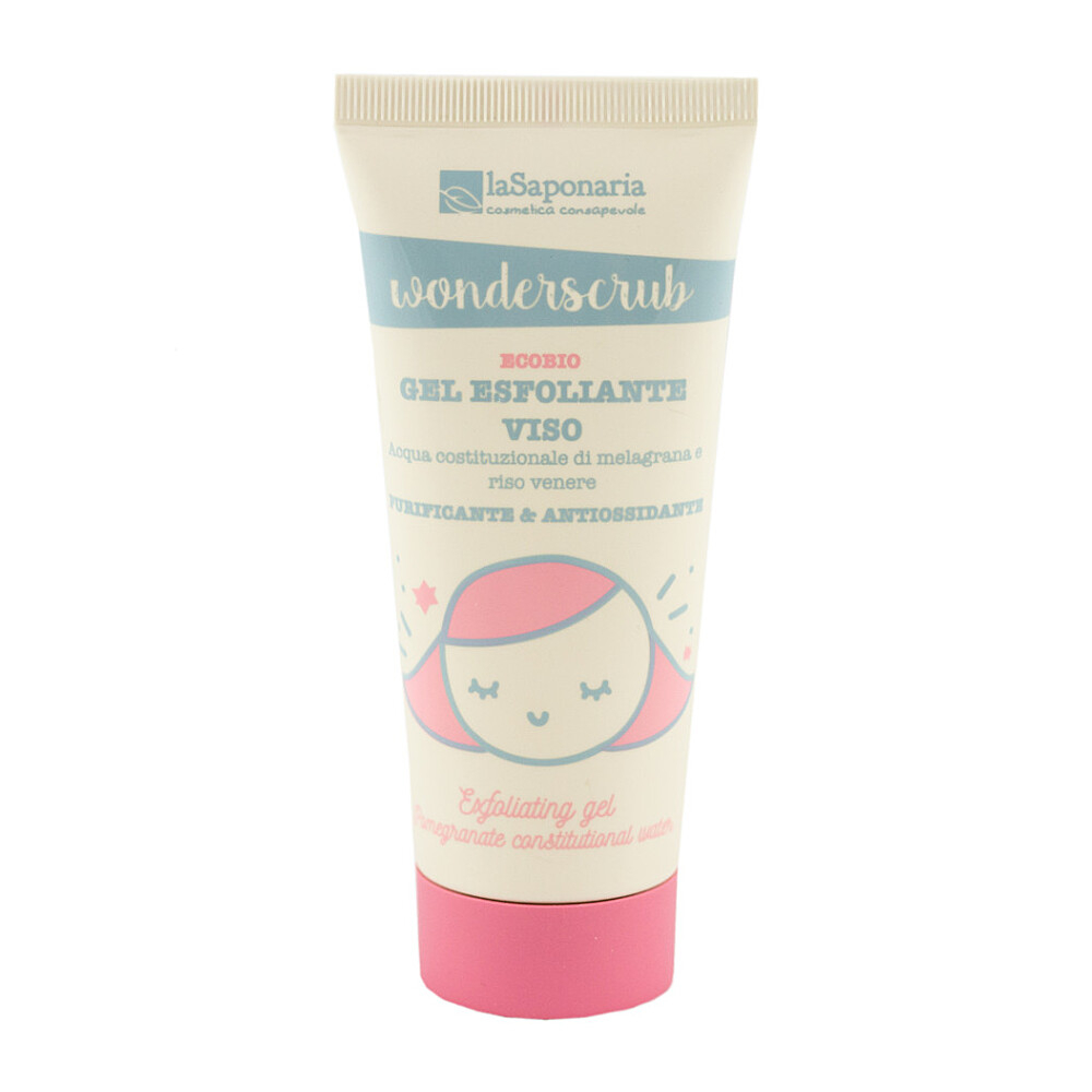 LA SAPONARIA Peelingový gél na tvár WonderScrub BIO 100ml