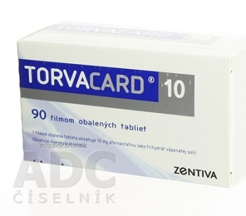 TORVACARD 10 tbl flm 10 mg (blis.Al/Al) 1x90 ks