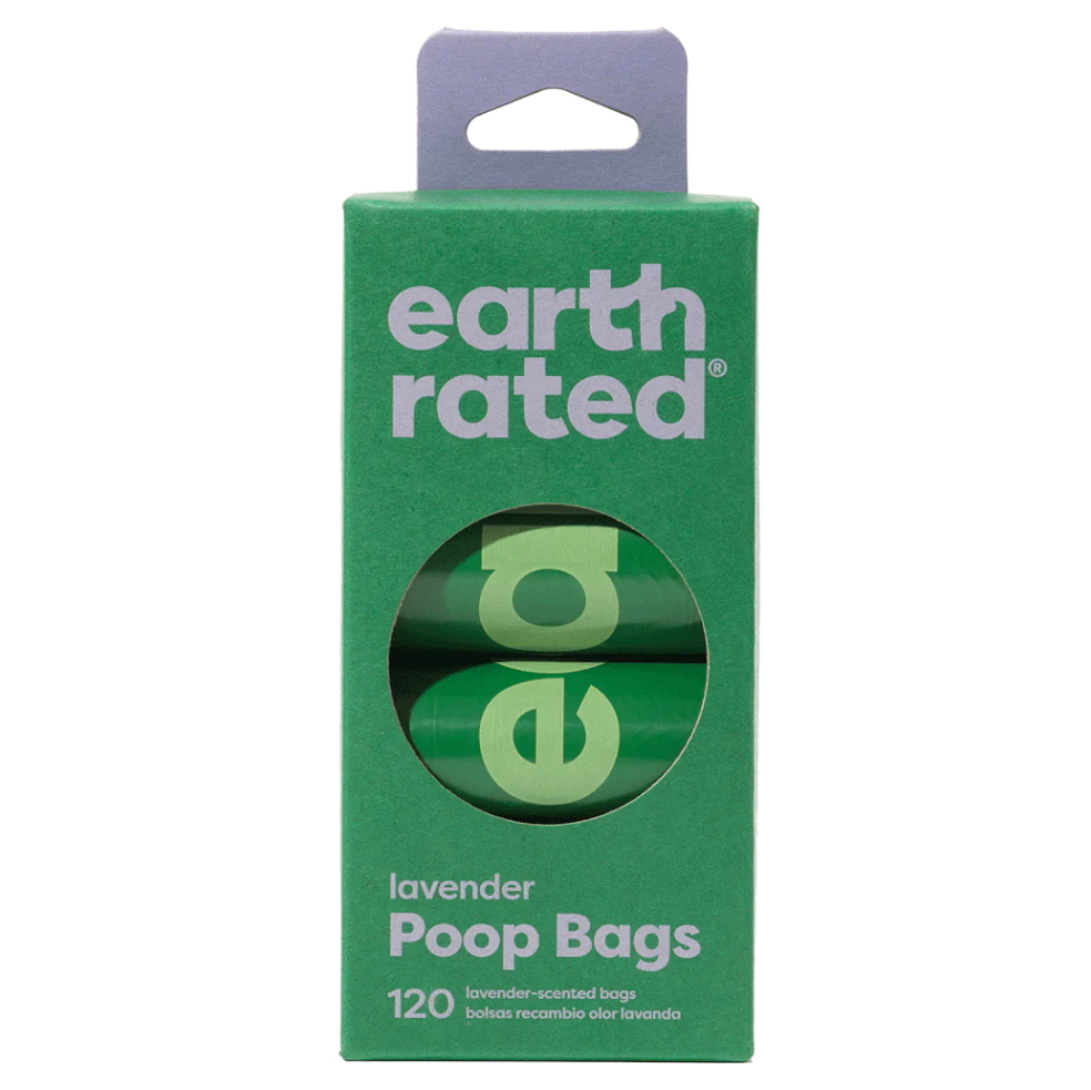 E-shop EARTH RATED Vrecká na psie exkrementy s vôňou levandule 8 roliek