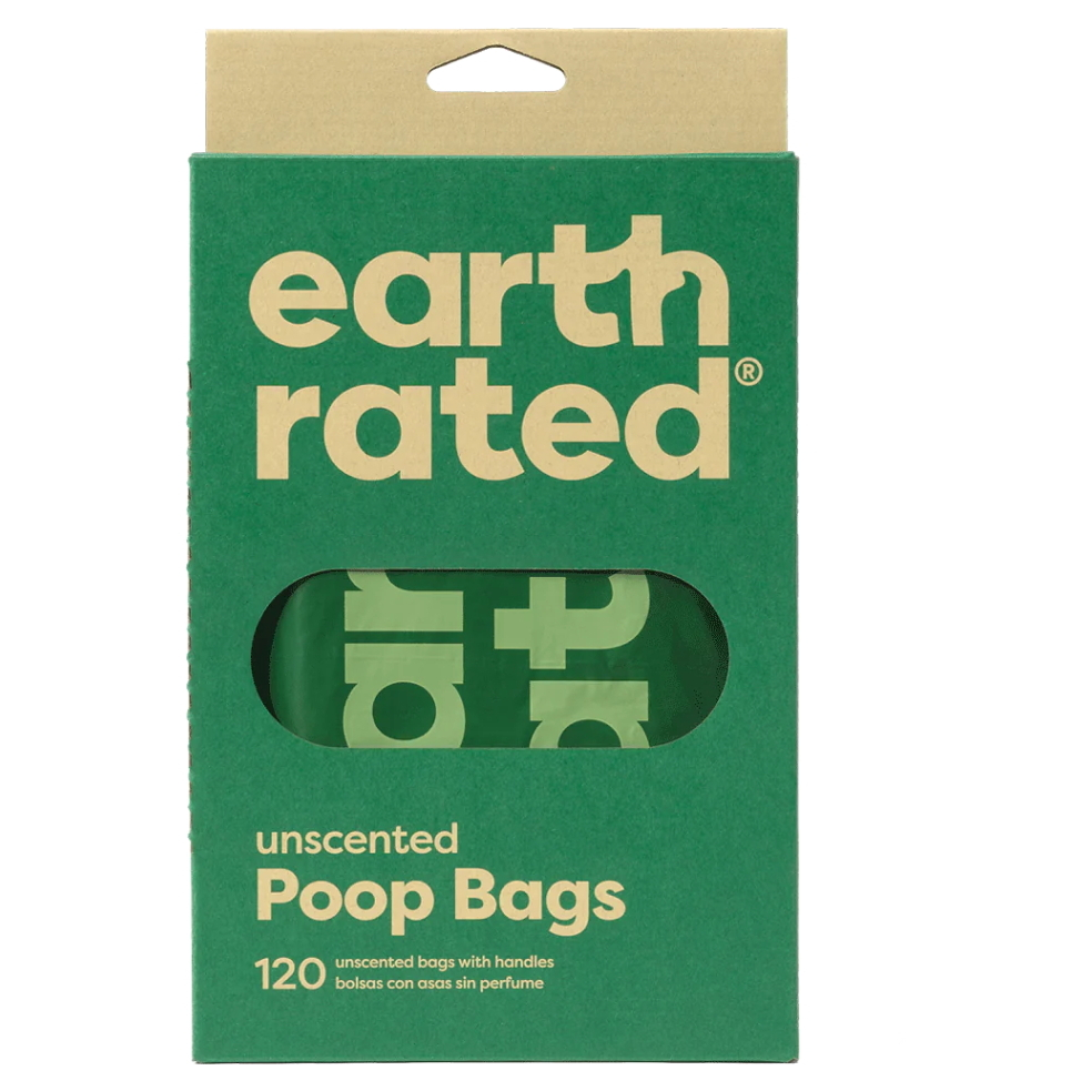 E-shop EARTH RATED Vrecká na psie exkrementy s uchom bez vône 120 kusov
