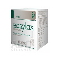 EASYLAX Mikroklystír pre deti glycerín, rumanček a slez 6x3 g