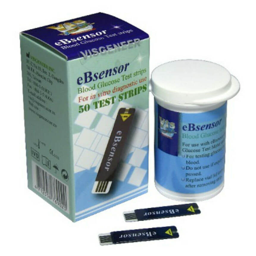 E-shop EBSENSOR Diagnostické prúžky 50 kusov