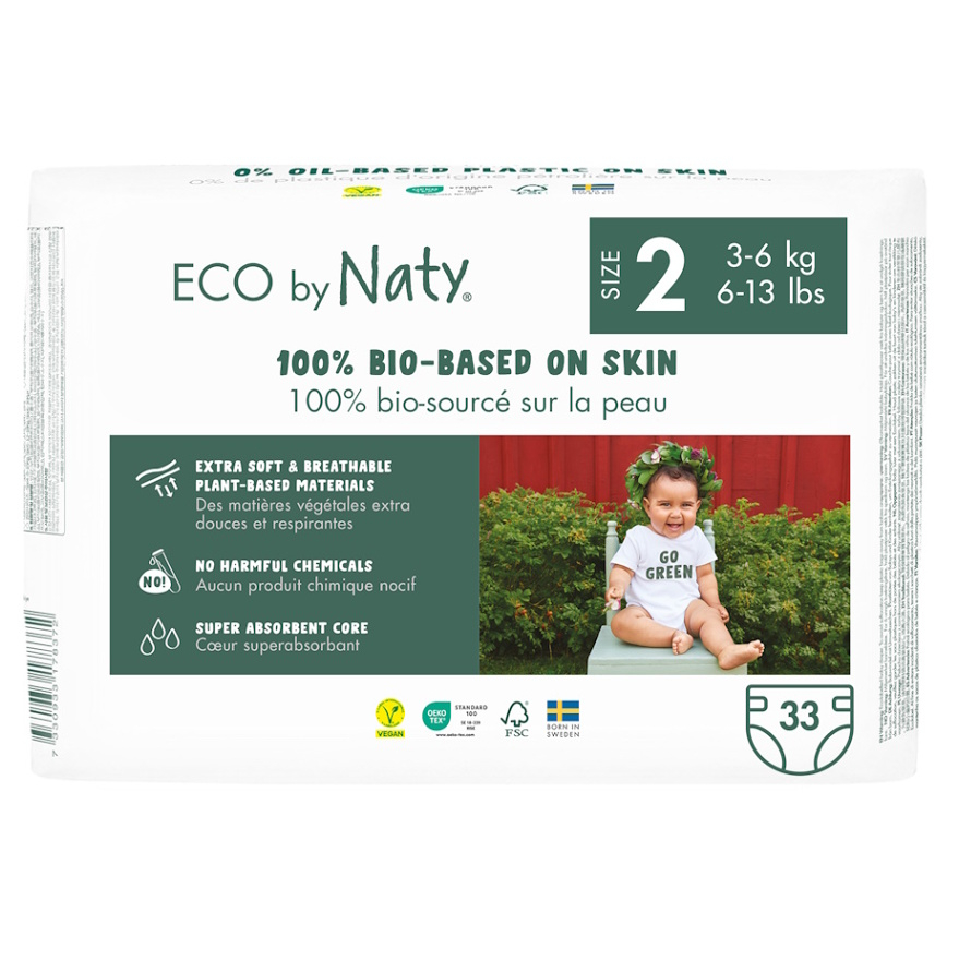 ECO BY NATY Ekoplienky Maxi+ 9-20 kg Economy pack 42 kusov