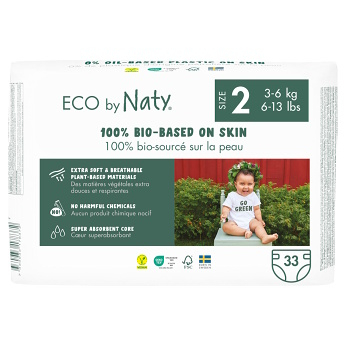 ECO BY NATY Ekoplienky Maxi+ 9-20 kg Economy pack 42 kusov