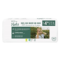 ECO BY NATY Ekoplienky Maxi+ 9-20 kg Economy pack 42 kusov