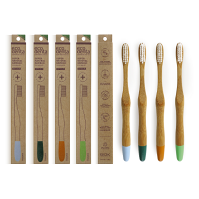 ECODENTA Bambusový zubný kefka Medium 1 kus