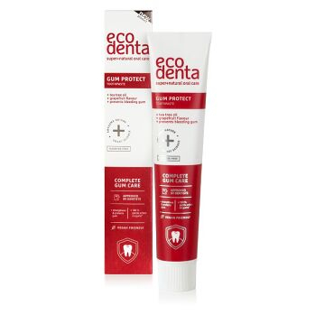 ECODENTA Zubná pasta na ochranu ďasien s tea tree olejom 75 ml (Prírodná zubná hygiena) - Prírodné