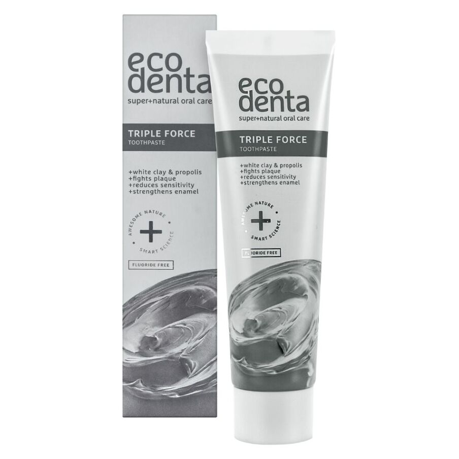 ECODENTA Triple force Zubná pasta s trojitou silou 100 ml