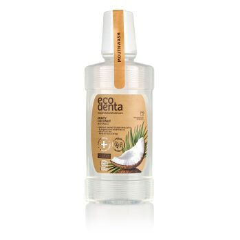ECODENTA Ústna voda s kokosom + aloe vera a mätovým olejom 250 ml (Prírodná zubná hygiena) - Prírodné