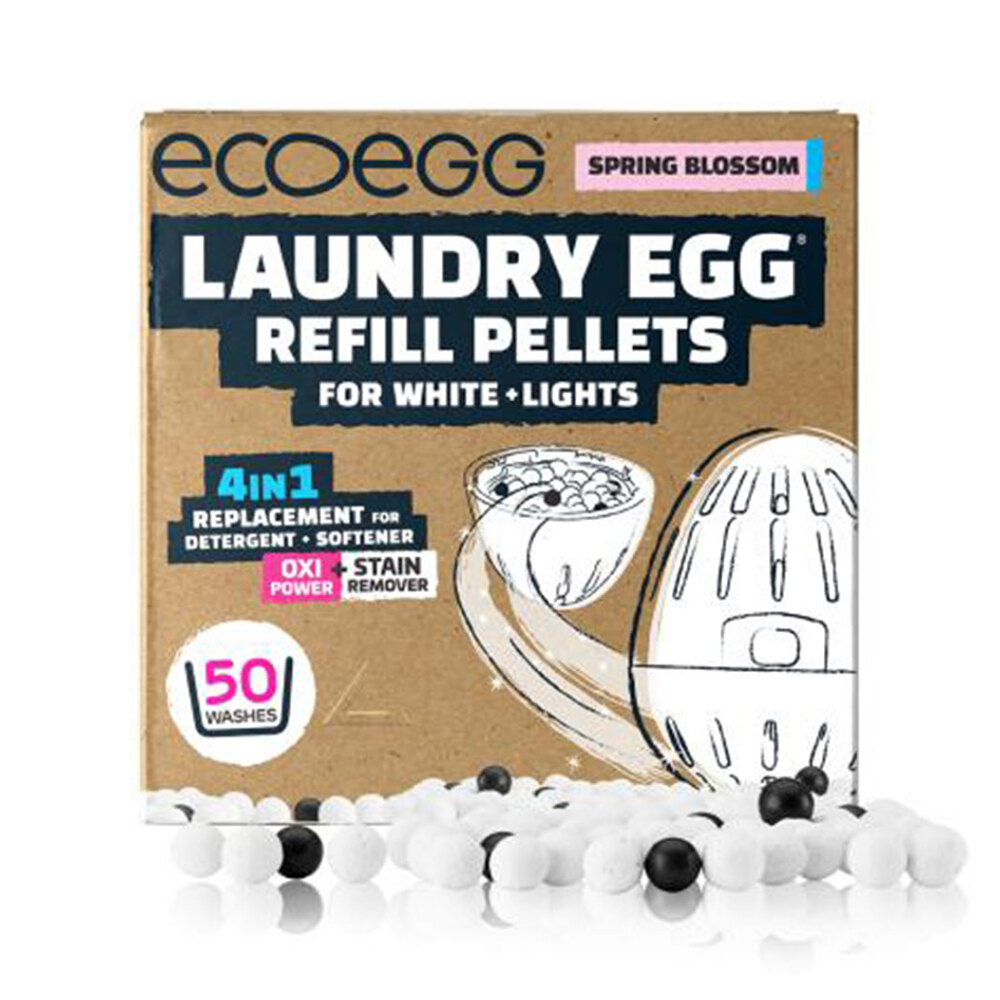 ECOEGG Náplň do pracieho vajíčka na bielu bielizeň Jarné kvety na 50 pracích cyklov