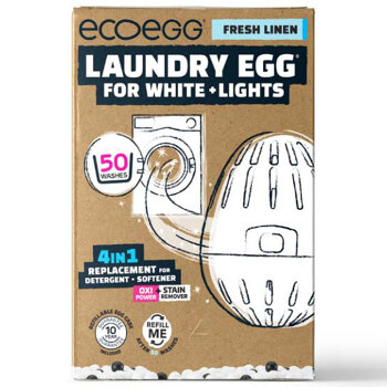 ECOEGG Vajíčko na pranie na bielu bielizeň Svieža bavlna na 50 pracích cyklov