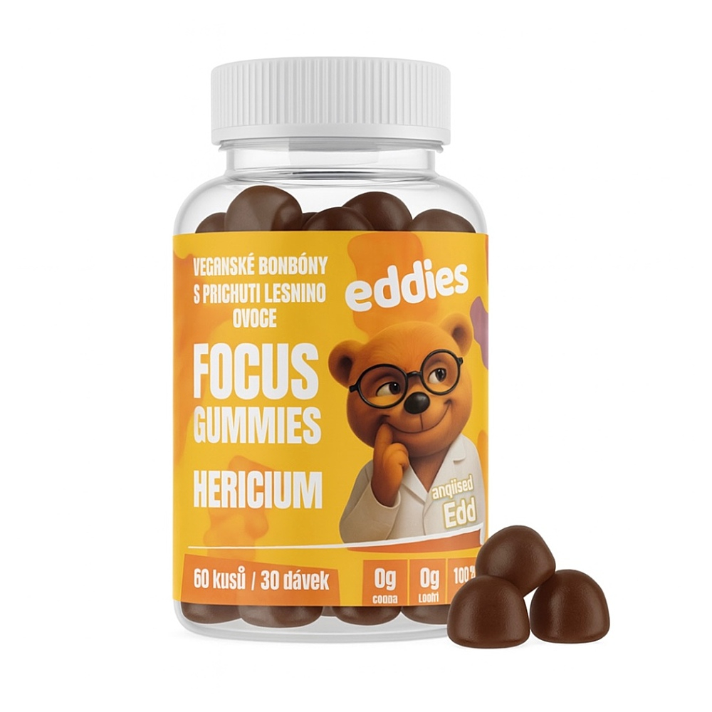 E-shop EDDIES Focus Gumídci na podporu pamäte 60 kusov