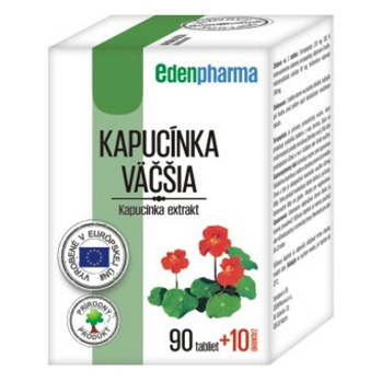 EDENPHARMA Kapucínka väčší extrakt 90 + 10 tablet ZADARMO