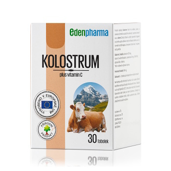 EDENPHARMA Kolostrum 30 kapsúl (Kolostrum) - Jednozložkové, Prírodné