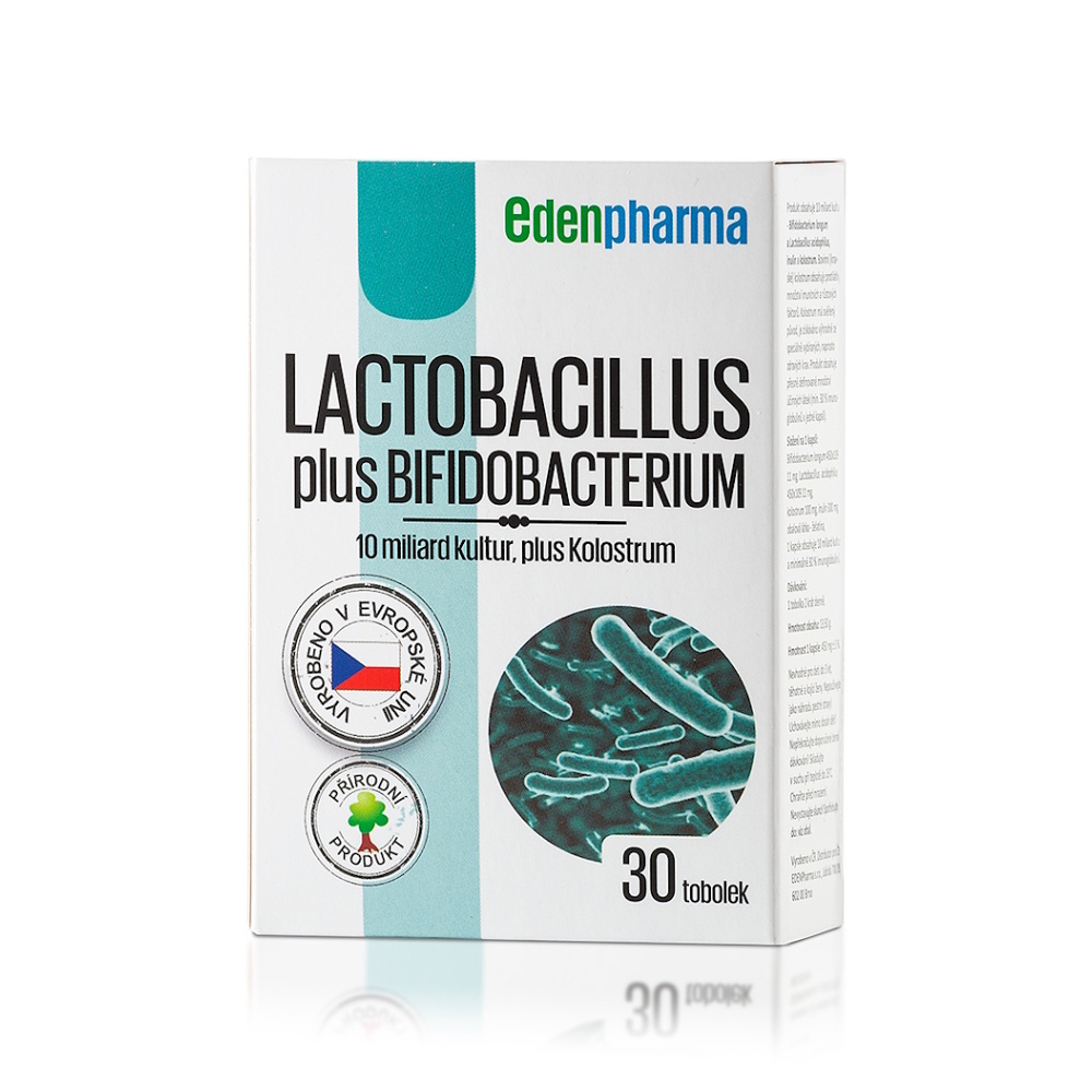 EDENPHARMA Lactobacillus plus bifidobacterium 30 kapsúl kúpite na Mojalekaren.sk