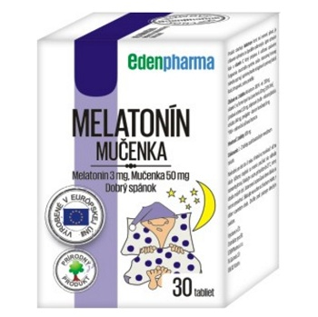 EDENPHARMA Melatonín Mučenka tablety 30 ks