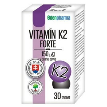 EDENPHARMA Vitamín K2 forte 30 tabliet
