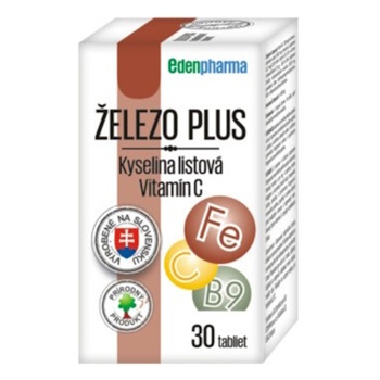 EDENPHARMA Železo Plus 30 tabliet