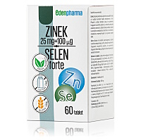 EDENPHARMA Zinok Selen forte 60 kapsúl