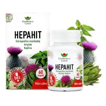 EKOMEDICA Hepahit 60 kapsúl (Detoxikácia pečene) - obrázok 2/2