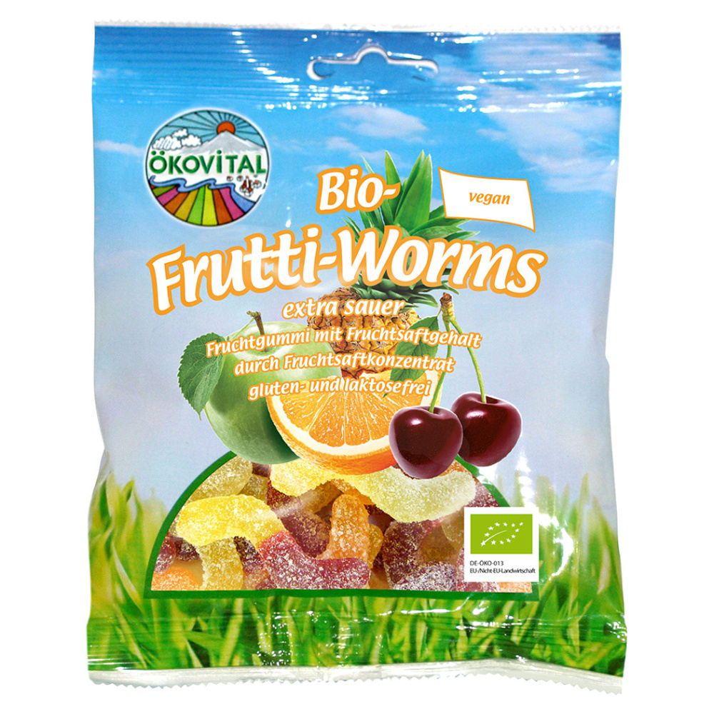 E-shop ÖKOVITAL Želé červíky vegan BIO 80 g