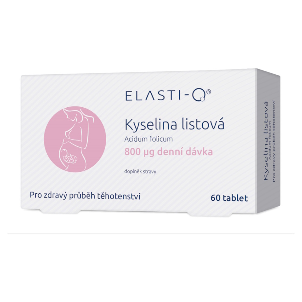 E-shop Elasti-Q Kyselina listová 800 μg 60 tabliet