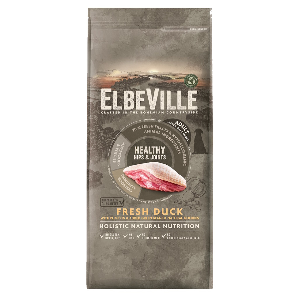 E-shop ELBEVILLE Healthy Hips and Joints Fresh Duck granule pre psov 11,4 kg