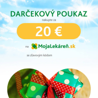 Elektronická darčeková poukážka v hodnote 20 EUR