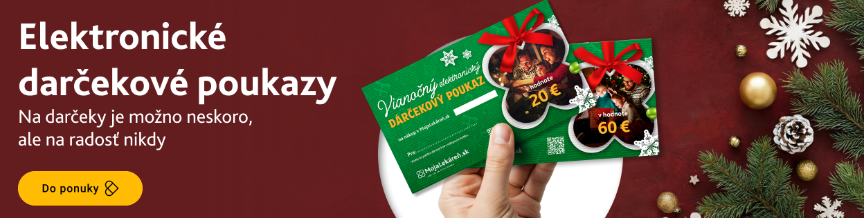 VIANOČNÉ DARČEKOVÉ POUKAZY
