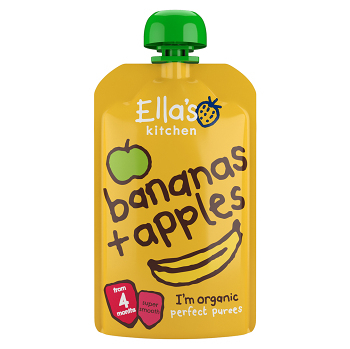 ELLA'S KITCHEN Jablko a banán BIO 120 g