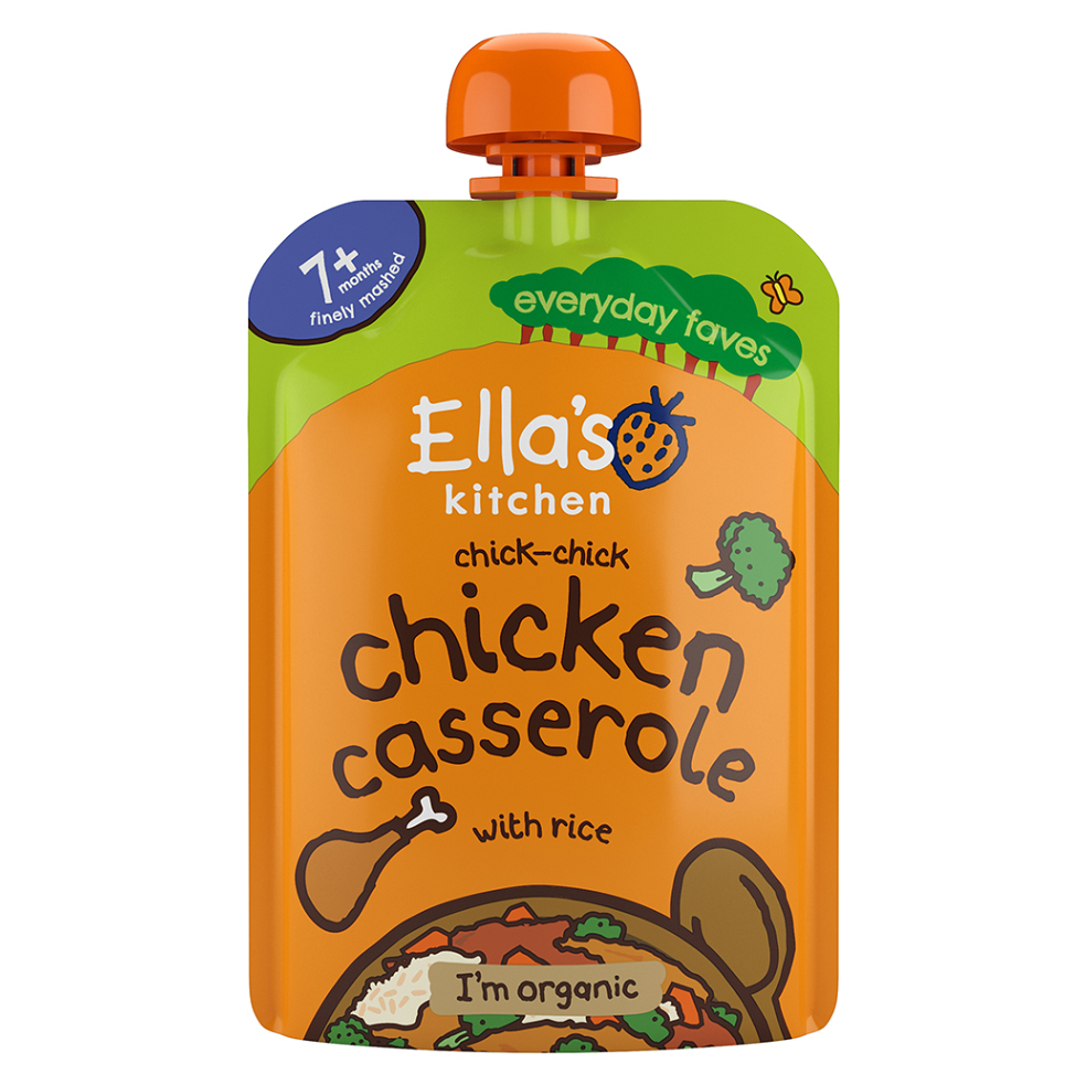 ELLA'S KITCHEN Kurací nákyp s ryžou 7m+ BIO 130 g