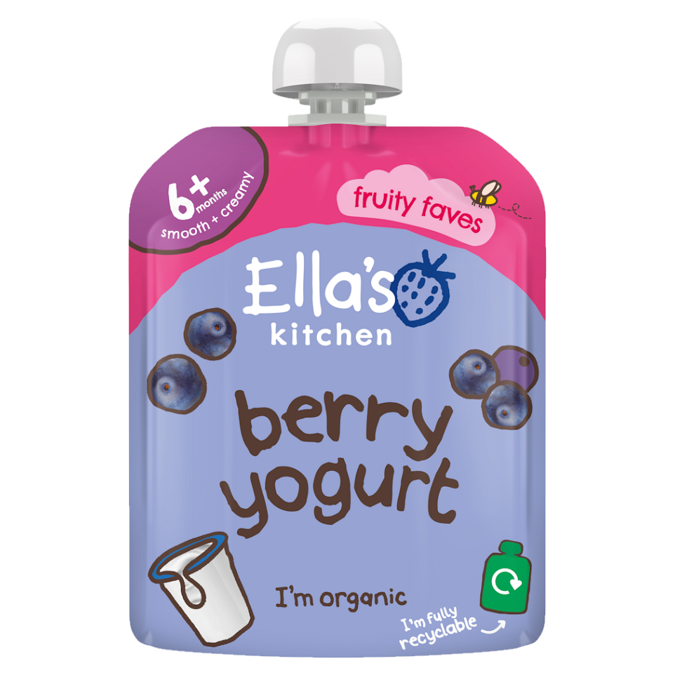 ELLA'S KITCHEN Čučoriedky s jogurtom BIO 90 g