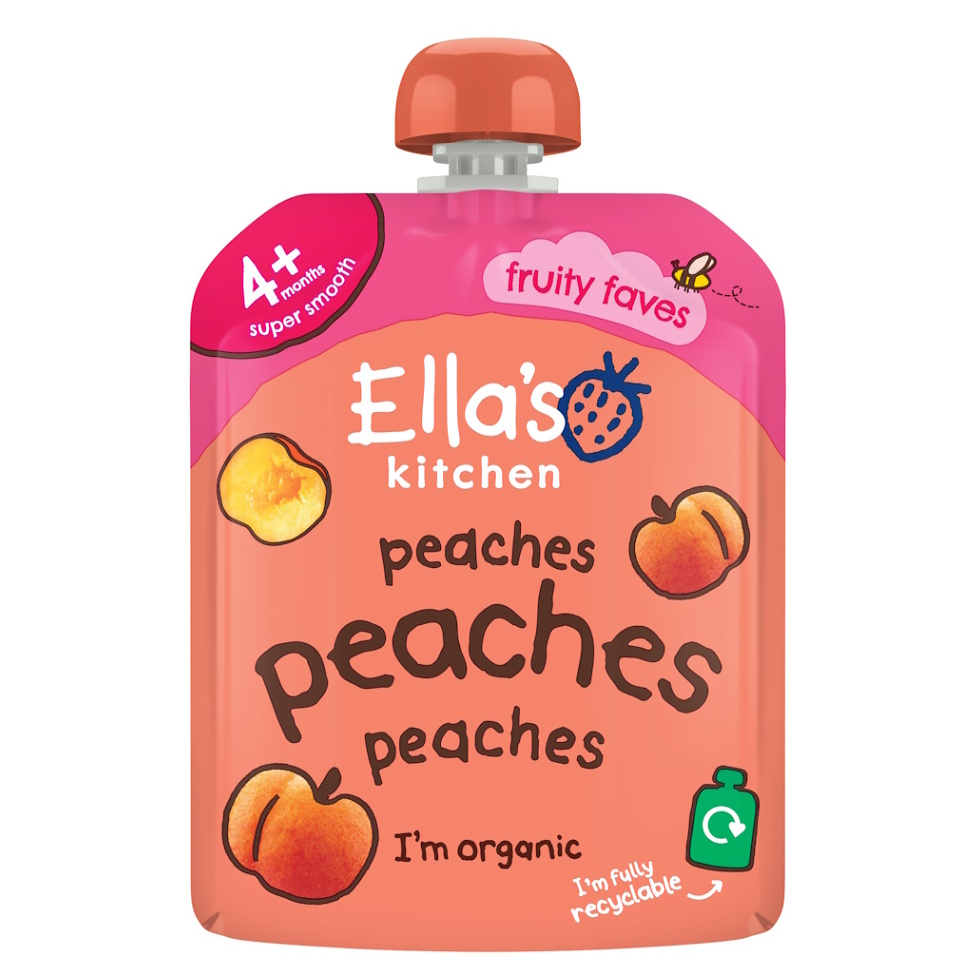 ELLA'S KITCHEN Broskyňová desiata 4m+ BIO 70 g