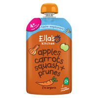 ELLA'S KITCHEN Tekvica mrkva jablko a slivka BIO 120 g