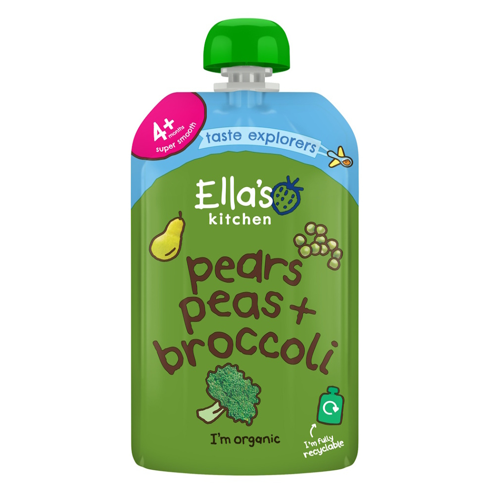 ELLA'S KITCHEN BIO Hruška, hrášok a brokolica 120 g kúpite na Mojalekaren.sk