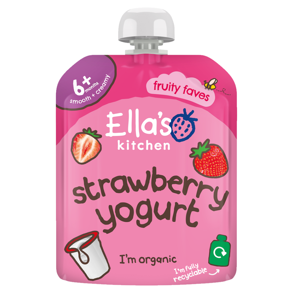 ELLA'S KITCHEN BIO Jahody s jogurtom 90 g