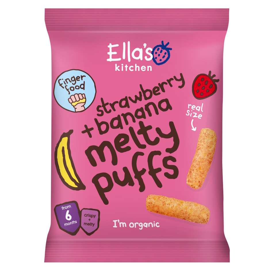 ELLA'S KITCHEN BIO Chrumky Jahoda a banán 20 g
