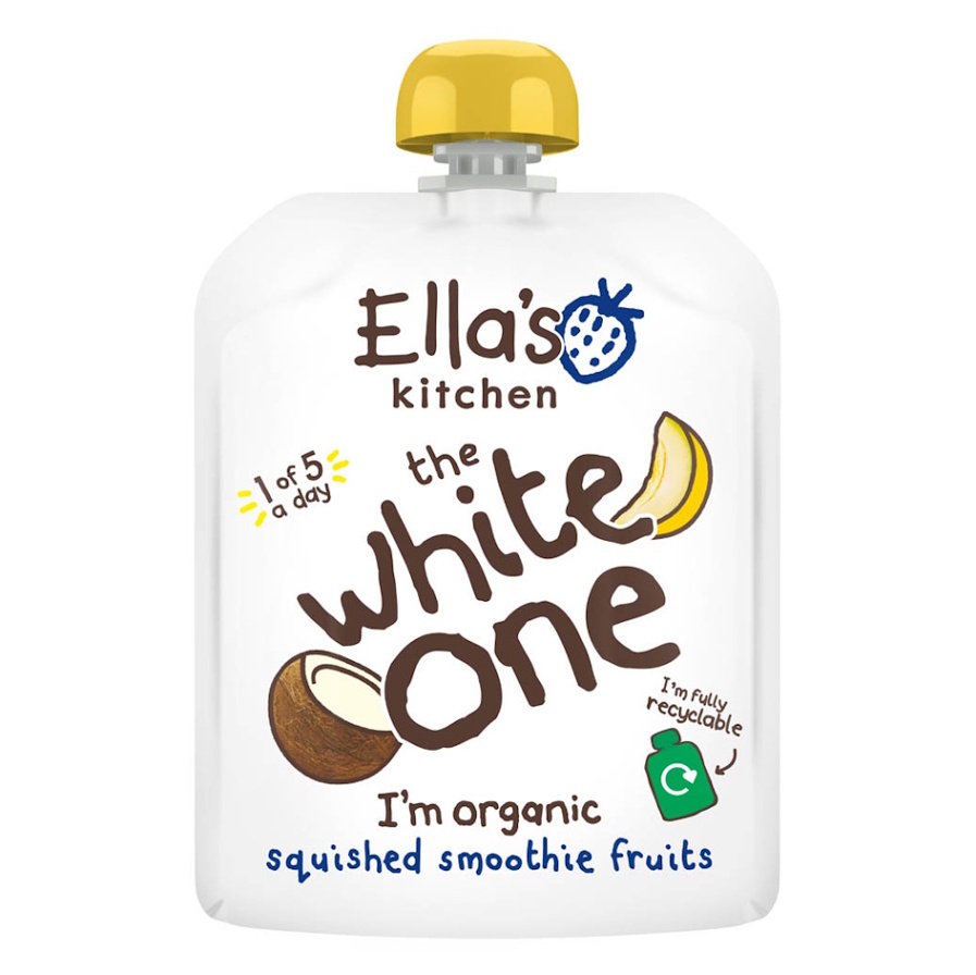 ELLA'S KITCHEN White one ovocné pyré s melónom 6m+ BIO 360 g 4 × 90 g
