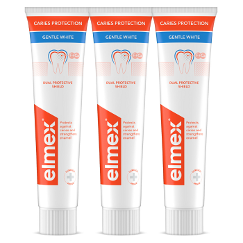 ELMEX Caries Protectdion Whitening zubná pasta 3 x 75 ml (Bieliace zubné pasty) - obrázok 2/2
