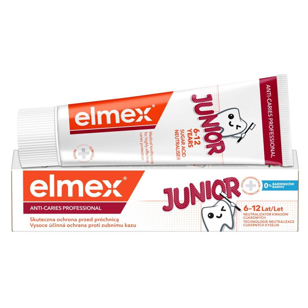 ELMEX Anti-Caries Professional Junior zubná pasta 75 ml kúpite na Mojalekaren.sk