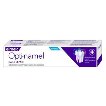 ELMEX Opti-namel Daily Repair zubná pasta 75 ml (Klasické zubné pasty) - Ochranný, Ošetrujúci - obrázok 2/2