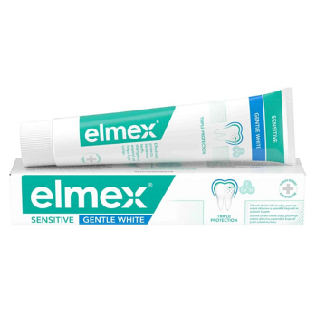 ELMEX Sensitive whitening zubná pasta 75 ml (Zubné pasty na citlivé zuby a ďasná) - Upokojujúci, Ochranný, Bieliace, Klasické