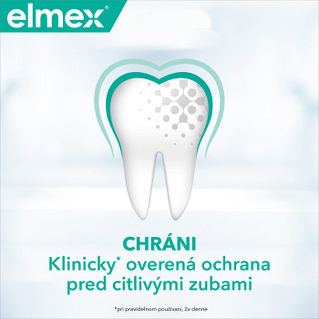 ELMEX Sensitive Zubná pasta pre citlivé zuby 3 x 75 ml (Zubné pasty na citlivé zuby a ďasná) - Čistiace, Ochranný - obrázok 3/4