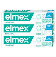 ELMEX Sensitive Zubná pasta pre citlivé zuby 3 x 75 ml