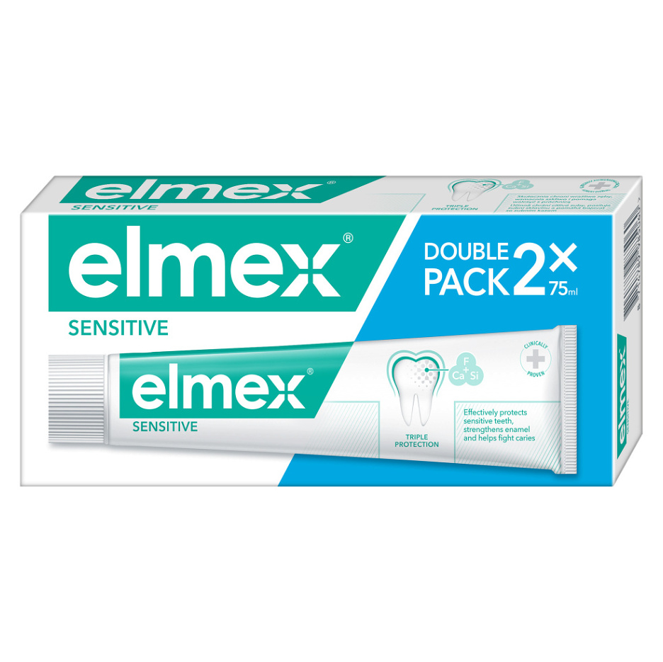 ELMEX Sensitive Zubná pasta na citlivé zuby 2 x 75 ml kúpite na Mojalekaren.sk