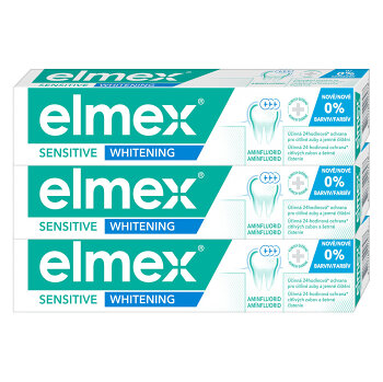 ELMEX Zubná pasta Sensitive Whitening 3x 75ml